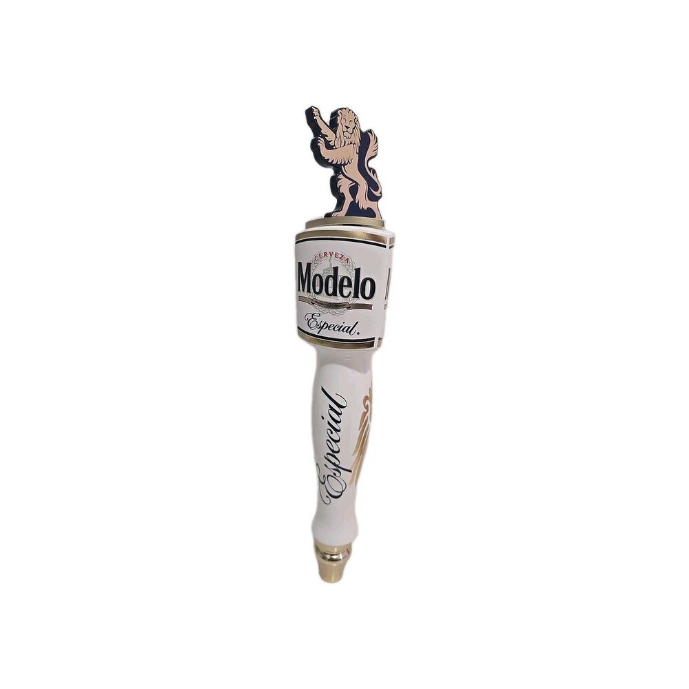 Modelo Especial Beer Tap Handle Gold Lion Topper 12” Kegerator Bar Decor